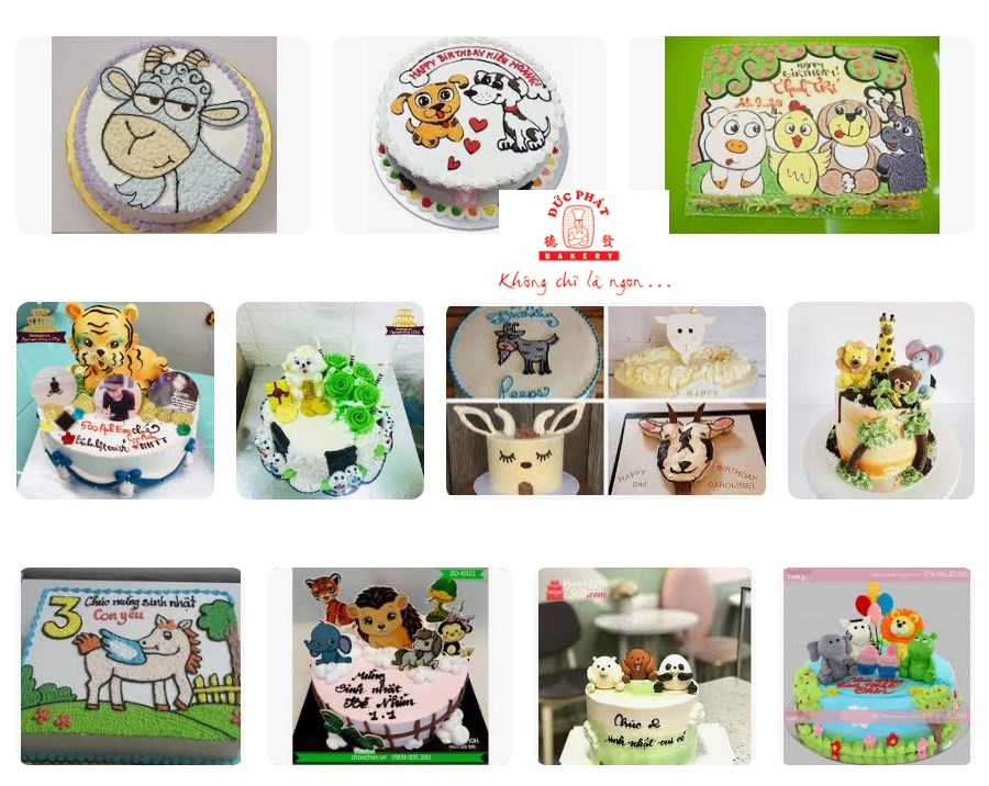 20+ mẫu bánh sinh nhật hình con vật